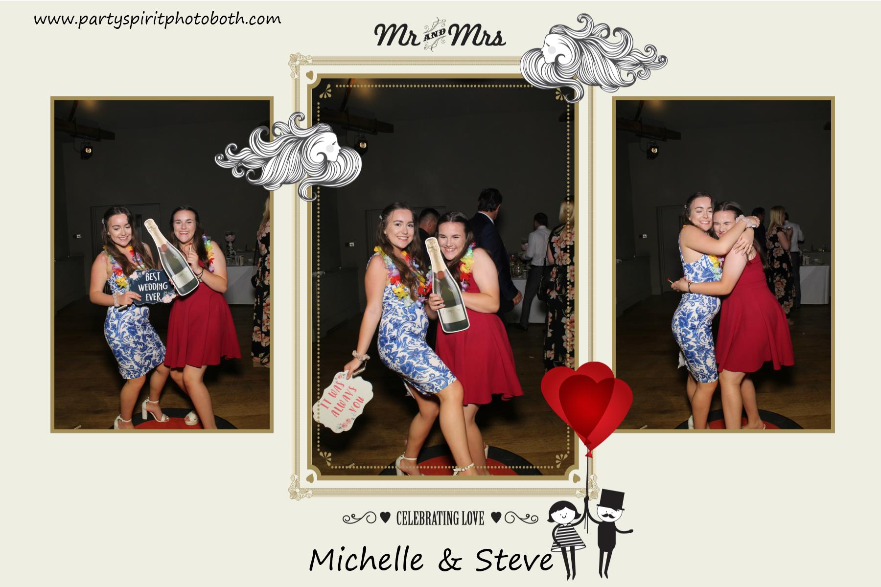 Michelle & Steve Wedding | View more photos from the event at gallery.partyspiritphotobooth.com/u/PartySpiritPhotoBooth/Michelle-Steve-Wedding